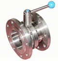 4'' Manual Sanitary Flanged Butterfly Valves AV-1MF AISI-304