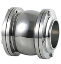 1/2'' Sanitary 3 Piece Flange Check Valves AV-3F AISI-304