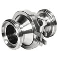 2'' Sanitary Check Valves with Thread Ends AV-3T AISI-304