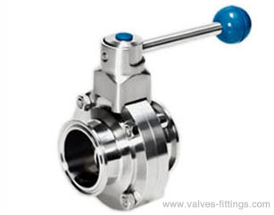 1/2'' Manual Sanitary Clamped Butterfly Valves AV-1MC AISI-316L