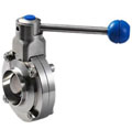 1/2'' Manual Sanitary Butt-weld Butterfly Valves AV-1MW AISI-304