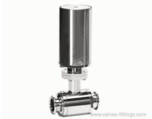 1/2'' Sanitary Full Port Ball Valves Pneumatic Type AV-2PF AISI-304