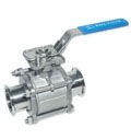 4'' 3-piece Sanitary Ball Valves AV-2TP AISI-304