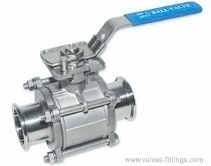 1'' 3-piece Sanitary Ball Valves AV-2TP AISI-316