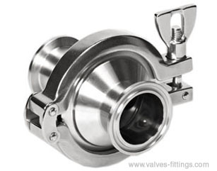 1 1/2'' Sanitary Check Valves with Tri-clamp Ends AV-3C AISI-316L