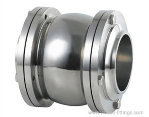 4'' Sanitary 3 Piece Flange Check Valves AV-3F AISI-304