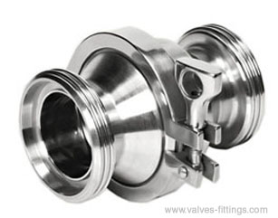 1 1/2'' Sanitary Check Valves with Thread Ends AV-3T AISI-304