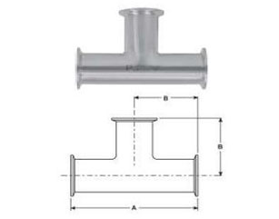 Sanitary Clamped Tees