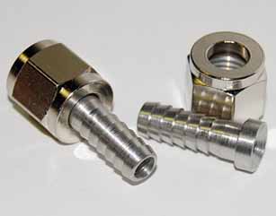 Barbed Swivel Nut - 1/4'' FFL to 1/4'' Barb